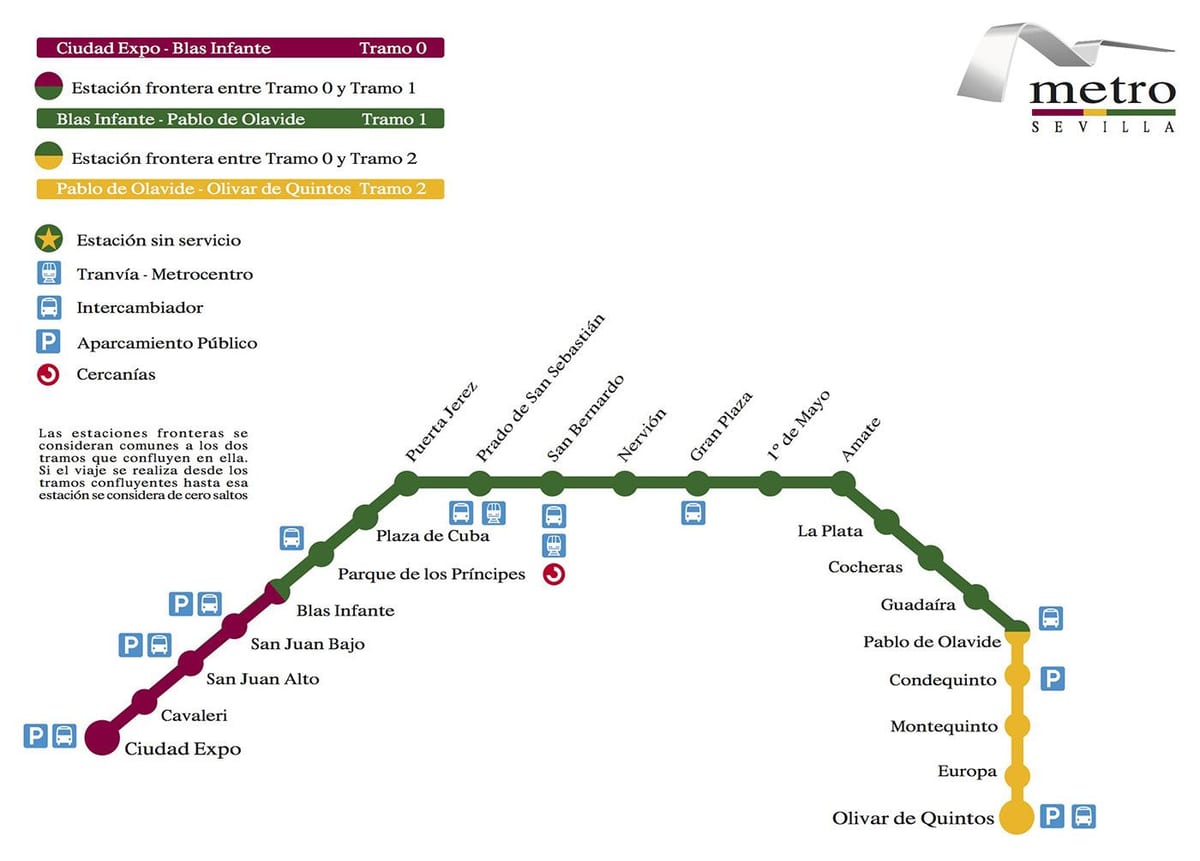 kat jeyografik nan Seville tren