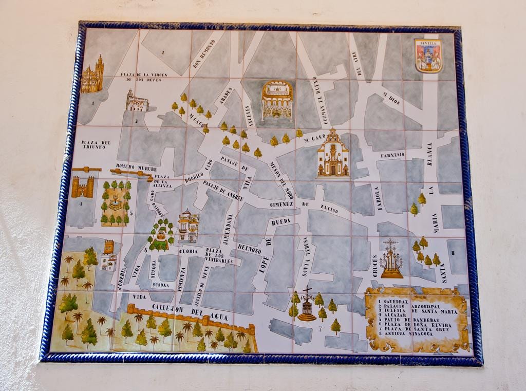 kat jeyografik nan trimès jwif Seville